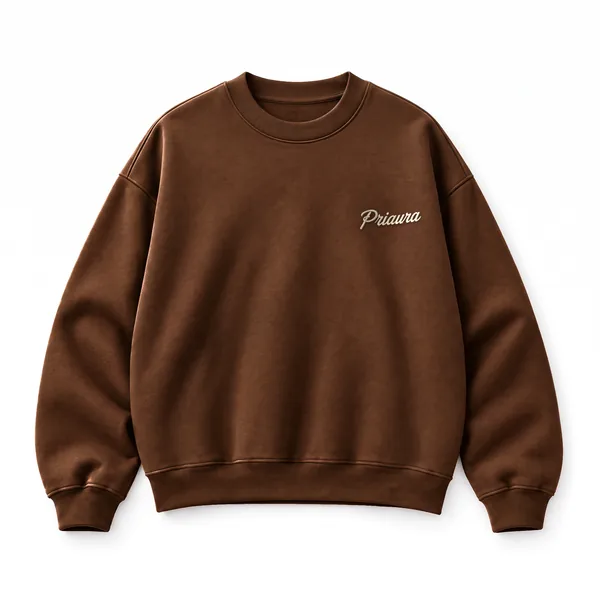 PRIAURA crewneck in Chocolate